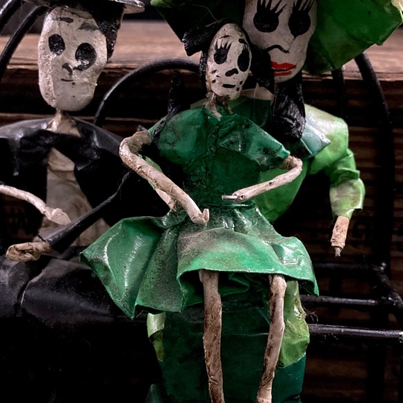 Day of the Dead Paper Maché Catrina Sculptures Dia de los Muertos Halloween - Picture 10 of 16